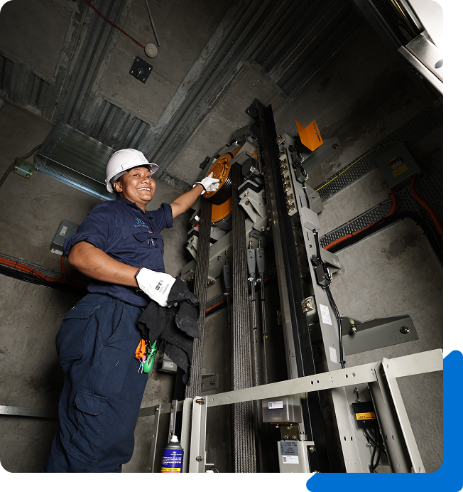 Elevator installation service by JD Elevators PNG